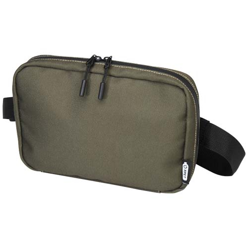 Trousse de toilette personnalisable recyclée Roam Vert 